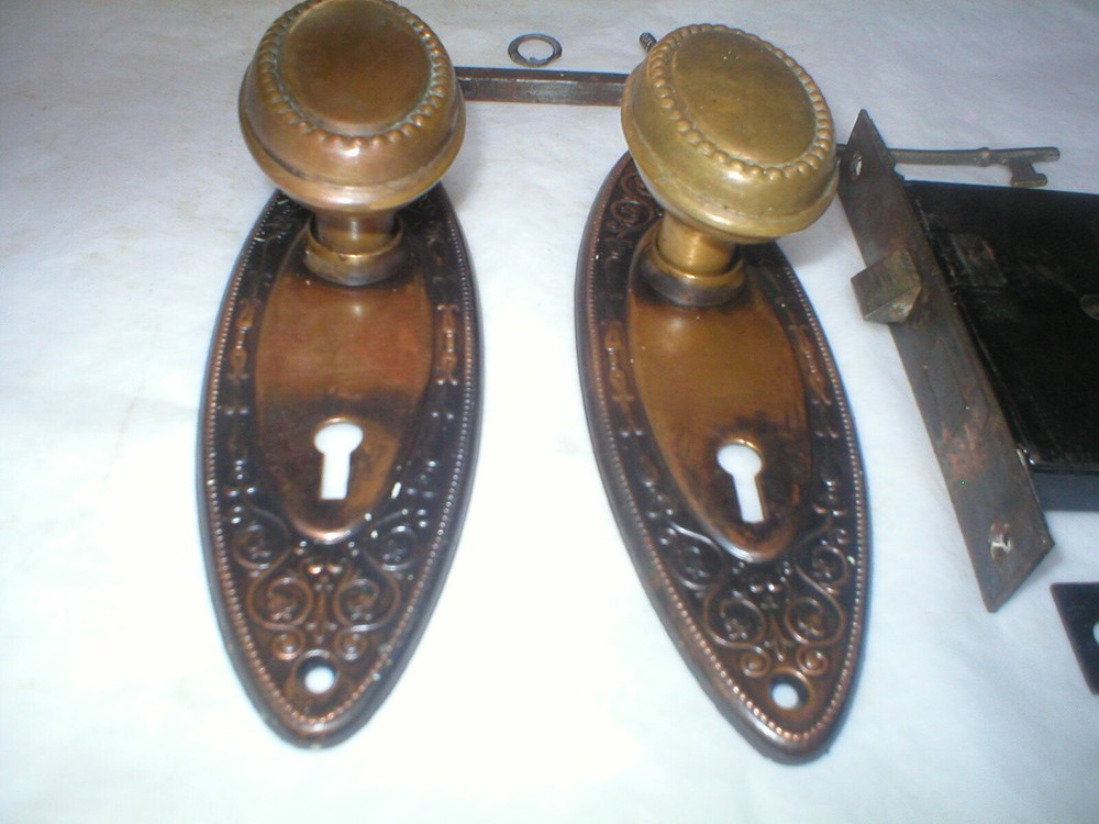 Antique Victorian Era Door Hardware