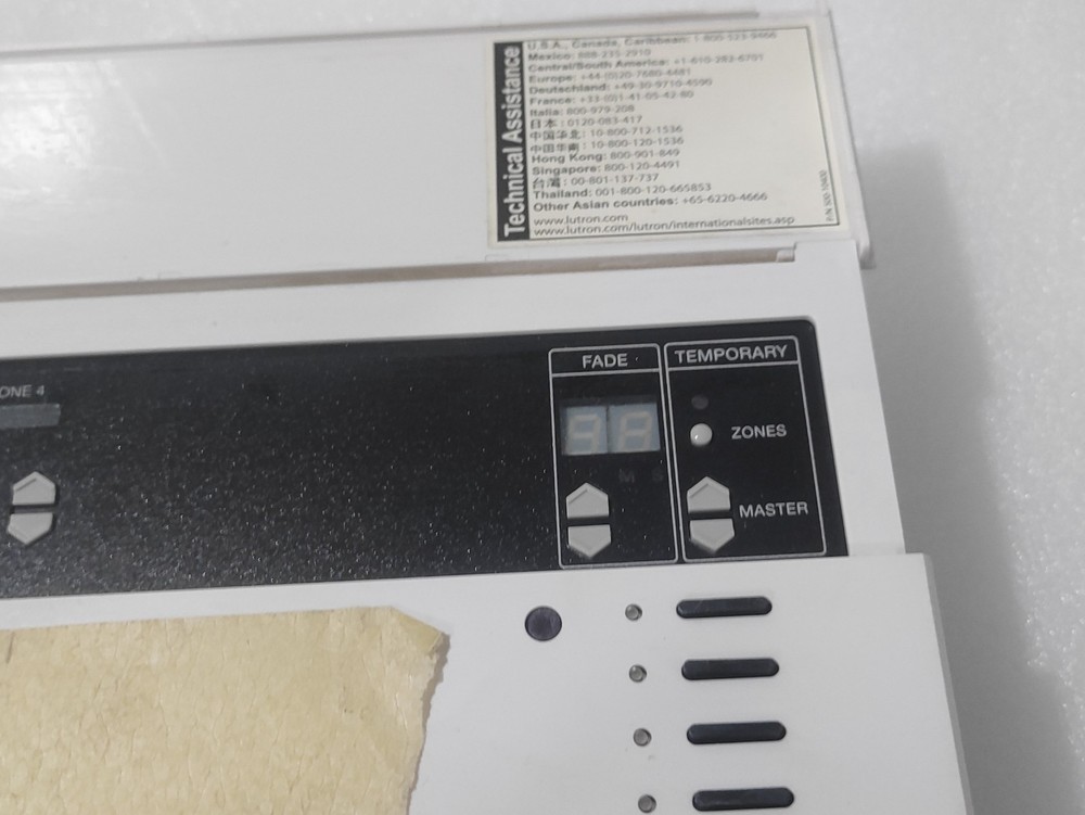 LUTRON GRAFIKintegrale 4 ZONE LIGHTING SCENE CONTROLLER 230V AC