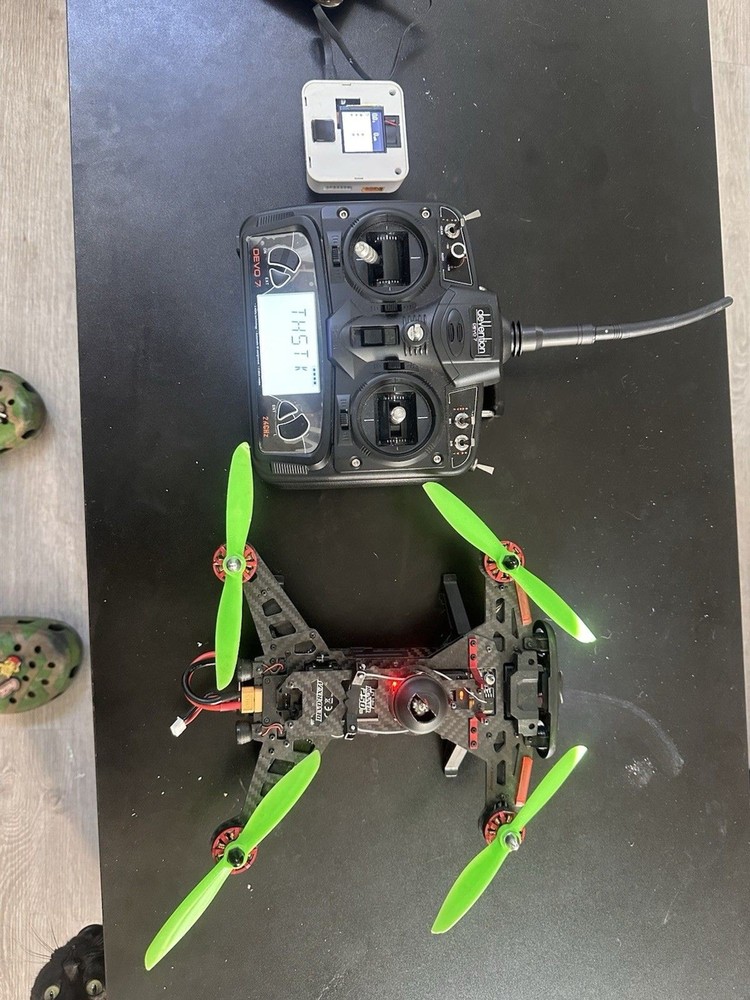 Racing FPV Quadcopter Drone Lot & Radio