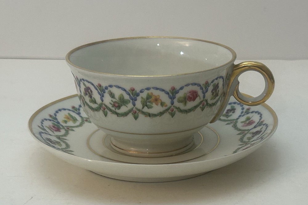 Haviland Pompadeur Cup and Saucer