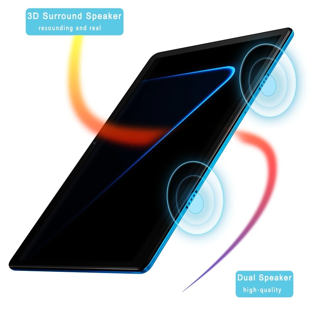 Android 10 Ten Core 8 Inch HD Game Tablet Computer PC GPS Wifi Bundle Keyboard