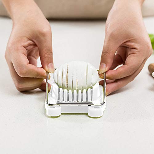 1 PCS Multi-Functional Kitchen Gadget Egg Slicer Egg Cutter Preserved Egg Spl...