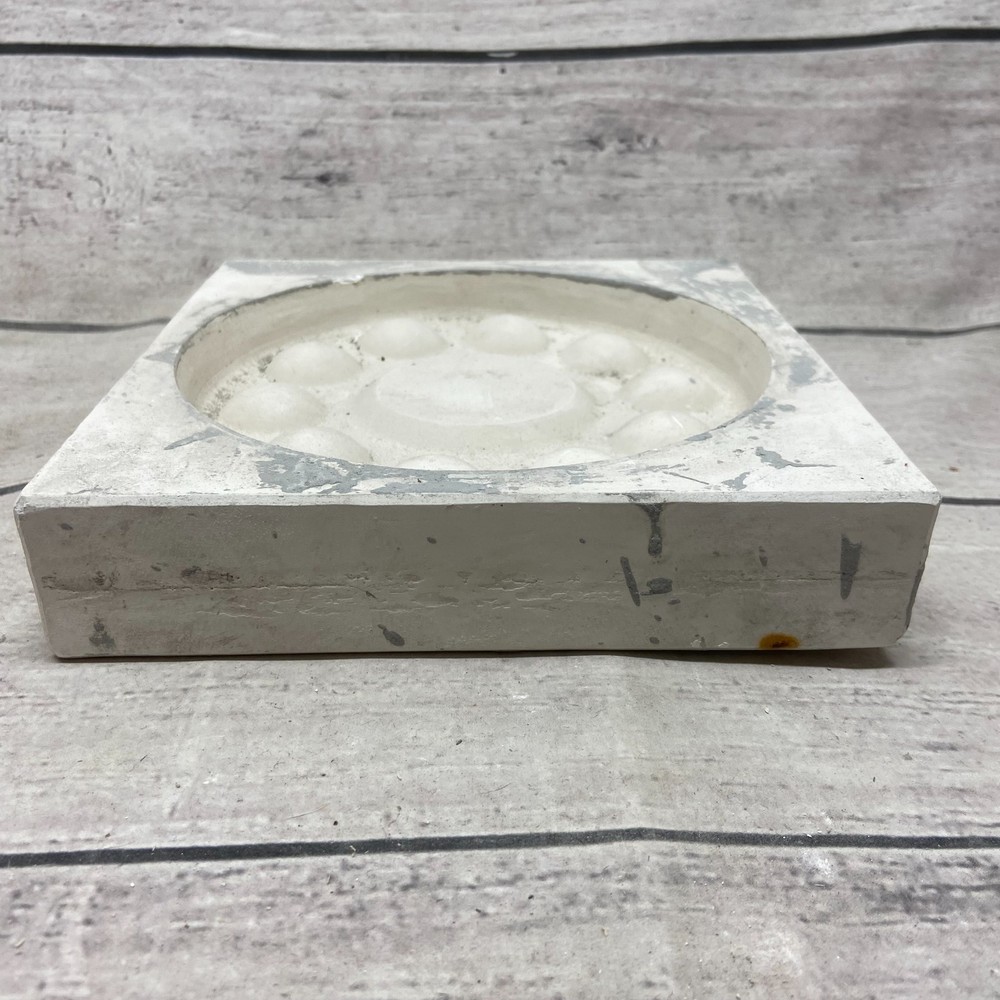 Unbranded Ceramic Casting Mold Round Deviled Egg Serving Platter Tray