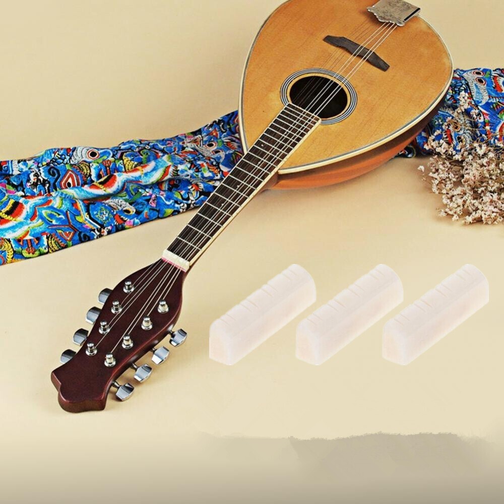 3Pcs/Set Durable String Nut for 8 String Mandolin Instrument Replacement Repair