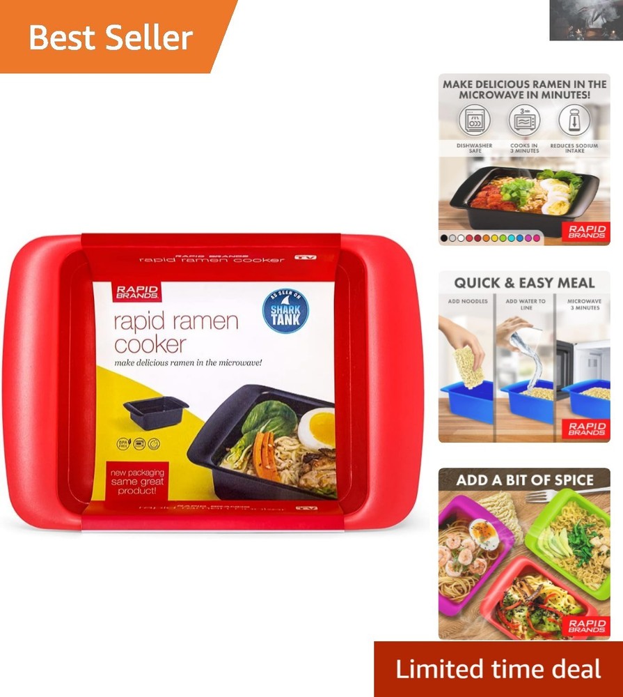 Rapid Ramen Cooker: Quick Microwaveable BPA-Free Solution for Perfect Ramen