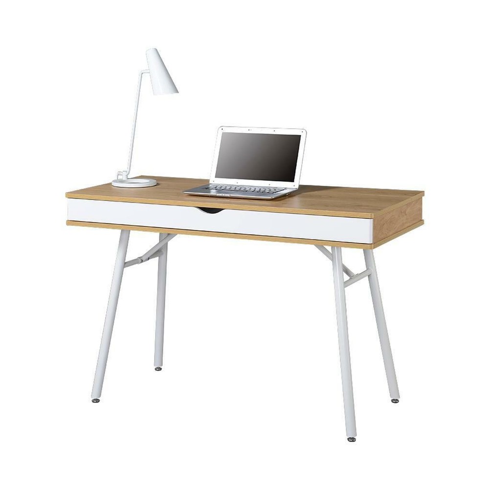 Techni Mobili Modern Computer Desk Workstation w/ Multi-compartment & Drawers