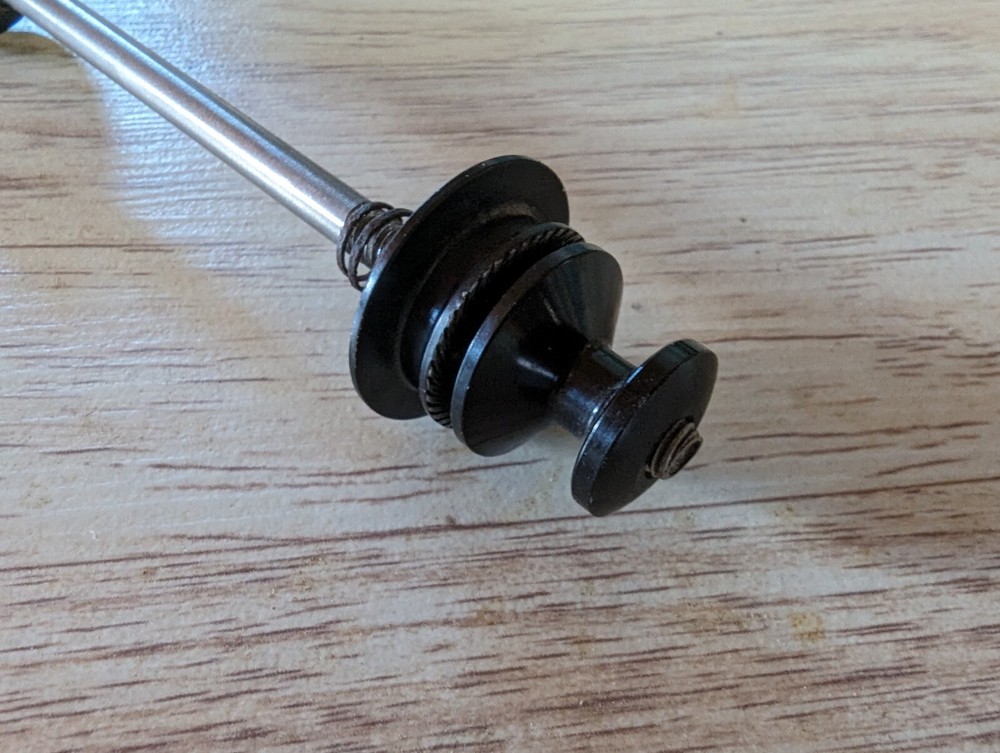 USE Spin Stix Titanium Blue Anodized Front Skewer Vintage Lightweight