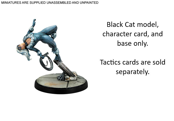 Black Cat from Marvel Crisis Protocol Web-Swinging Heroes affiliation pack