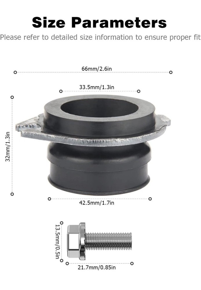 75499 Flex Coupler Garbage Disposal Parts for InSinkErator / Replaces Part 74085