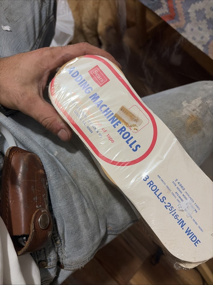 Sears Adding Machine Rolls