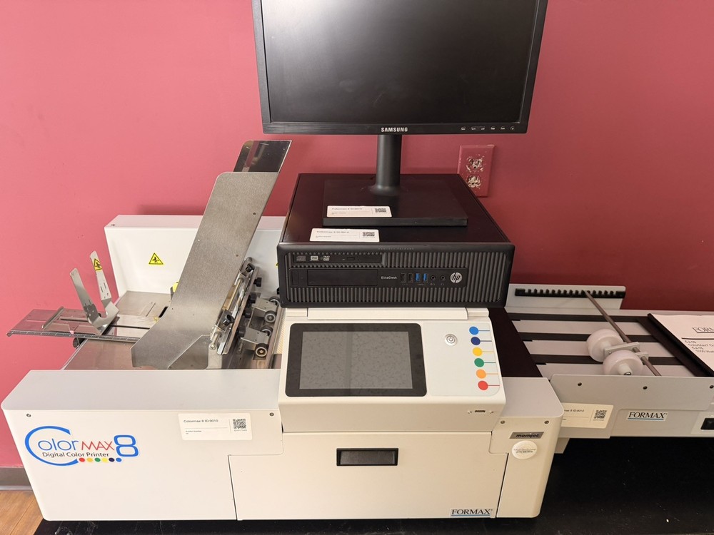 Low Meter 42k Formax Colormax 8 Digital Color Printer