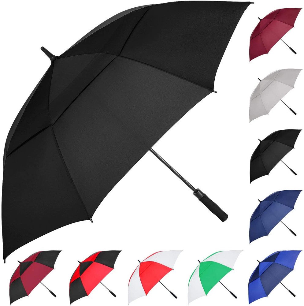 MRTLLOA 54/62/68/72 Inch Automatic Open Golf Umbrella, Extra Large Oversize Doub