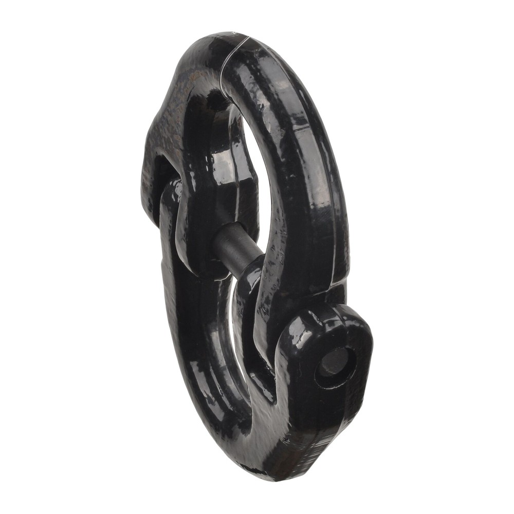 2x Black 1/2" Tow Hitch Chain Coupling Link G80 grade 80 Hammer Lock Connector