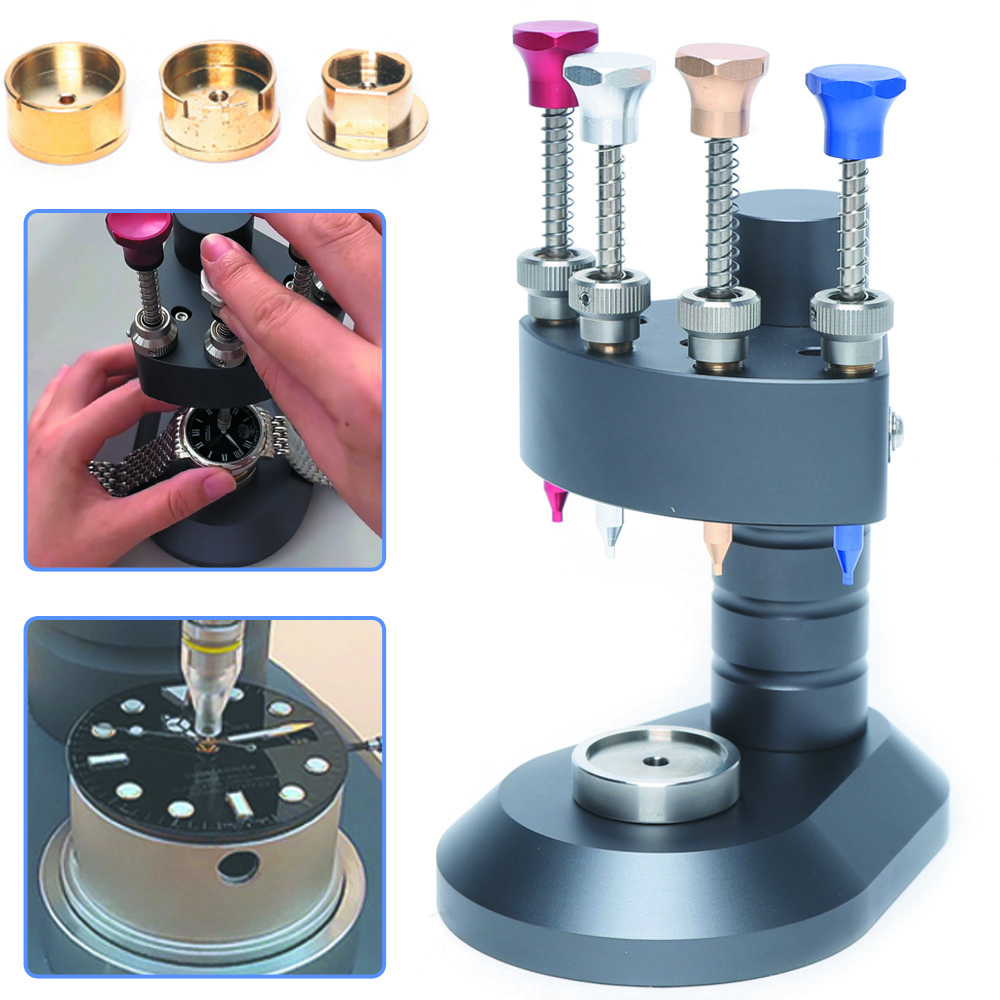 4 Pin Watch Hand Presser High-Precision Watchmakers Setting Fitting Repair Tools