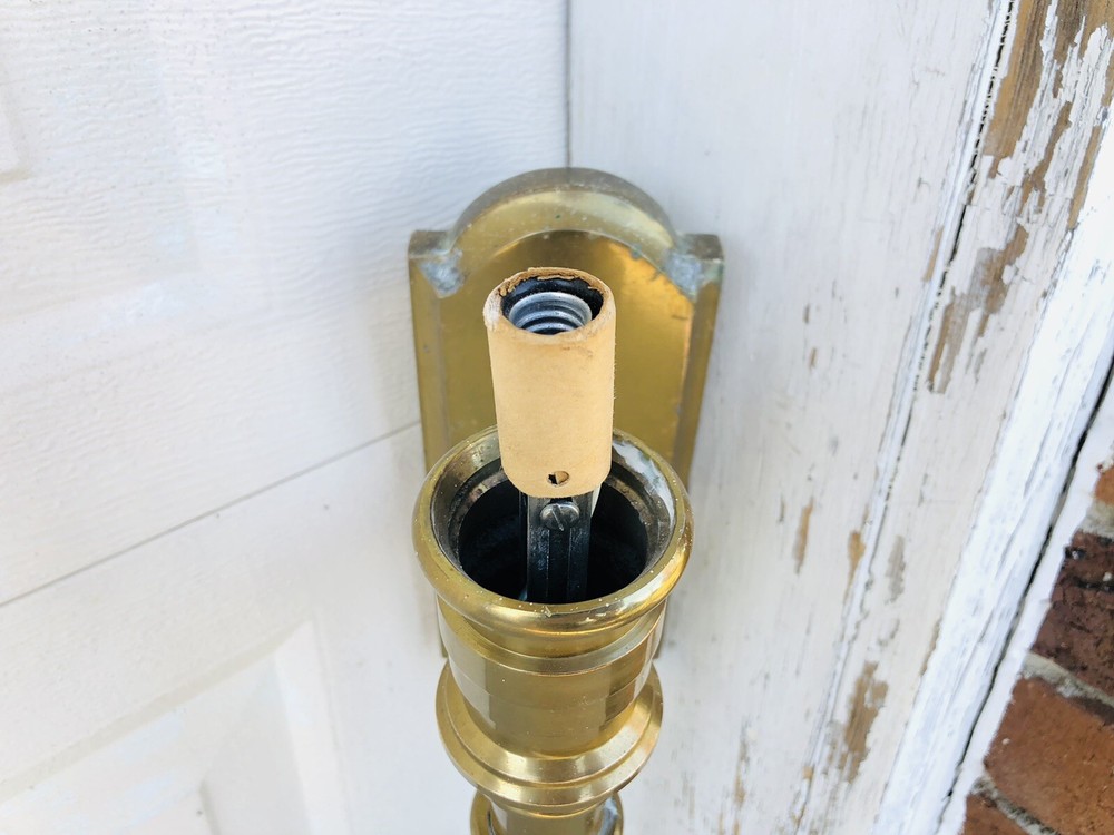 Vintage CHAPMAN Brass Lamp Wall Sconce