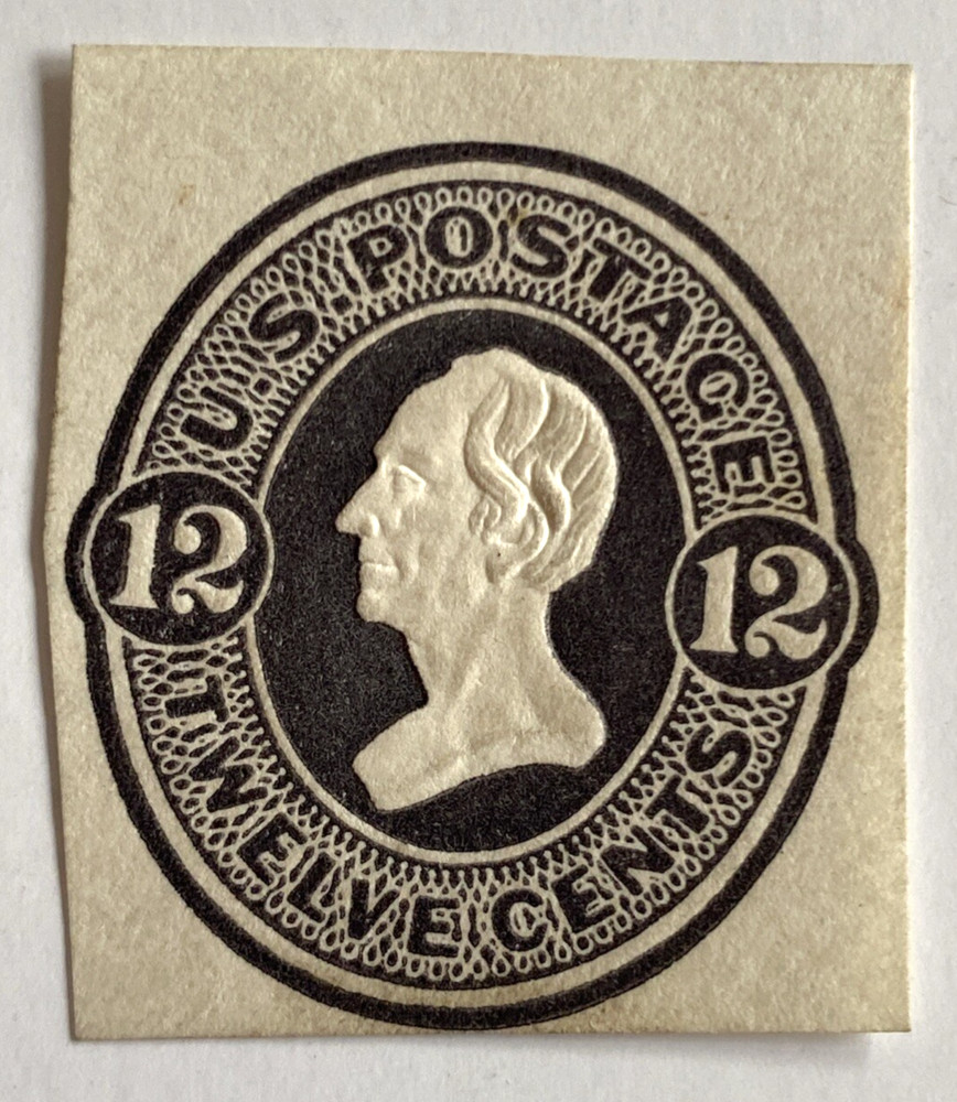 US Scott U93 12c Cut Square 1870