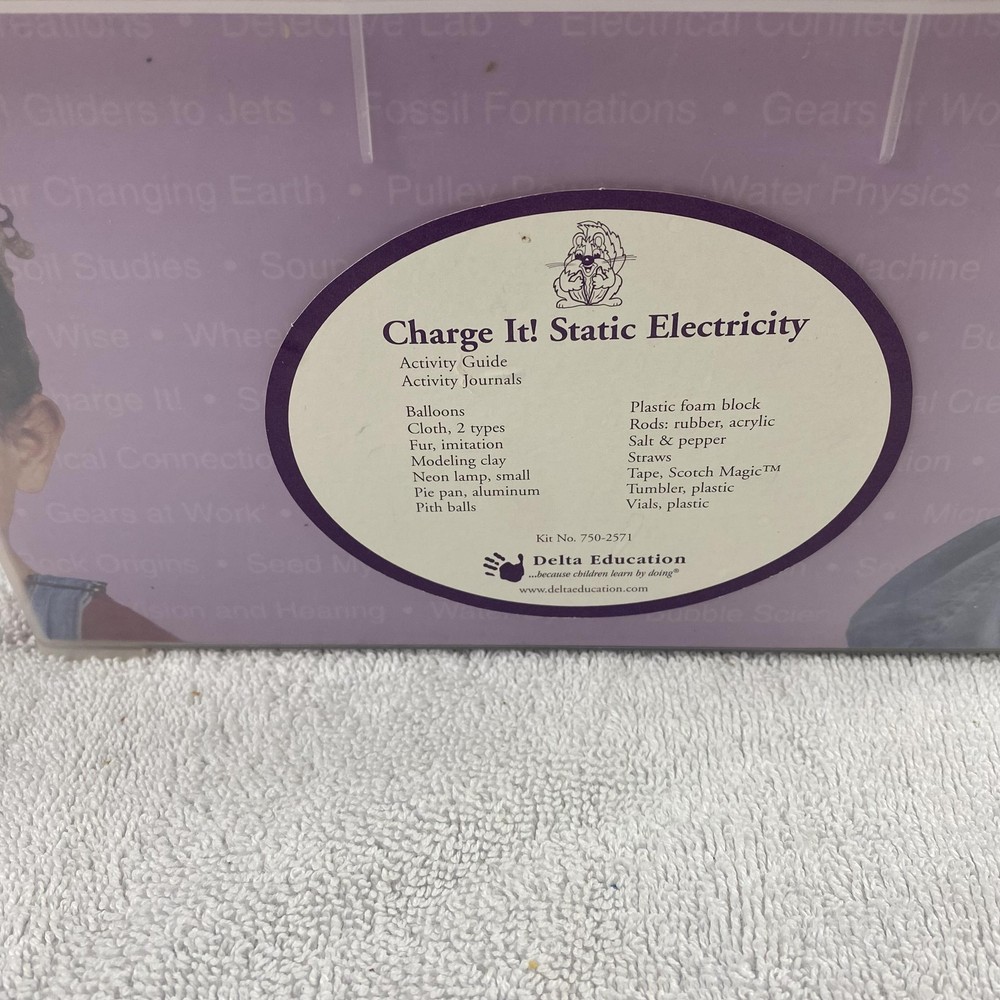 Delta Education Science In A Nutshell Charge It Static Electricity STEM Kit Comp