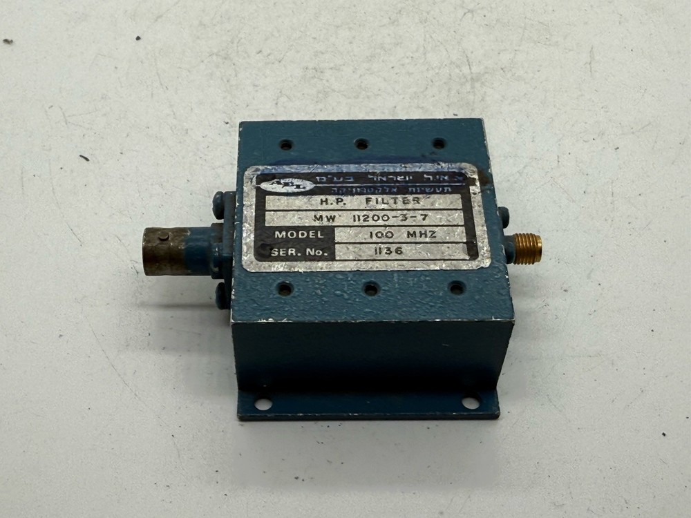100MHz High Pass Filter Model 11200-37
