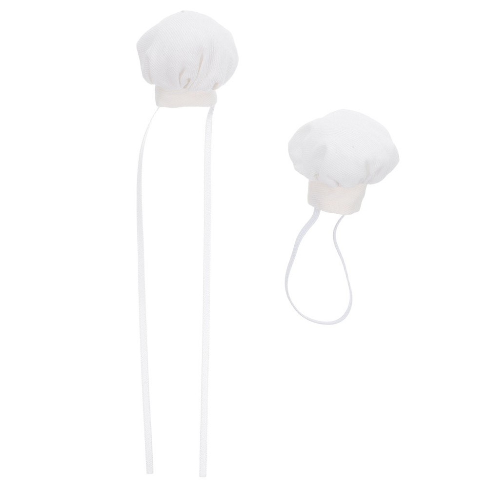 2 Pcs Miniature Hats for Doll Small Decorative Kitchen Cooking Tiny