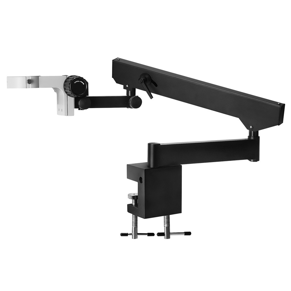 Foldable Bracket with Table Clip Stereo Trinocular Stand for Digital Microscope