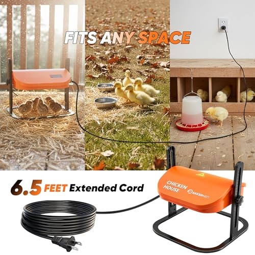 10'' x 10'' Brooder Plate, Upgraded 50W Power with 3-Level Temp(97-117