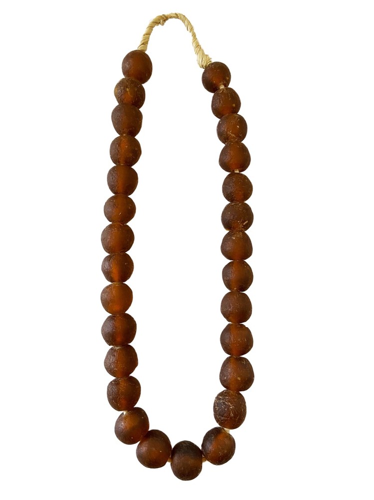 African Jumbo Glass Trading Beads String