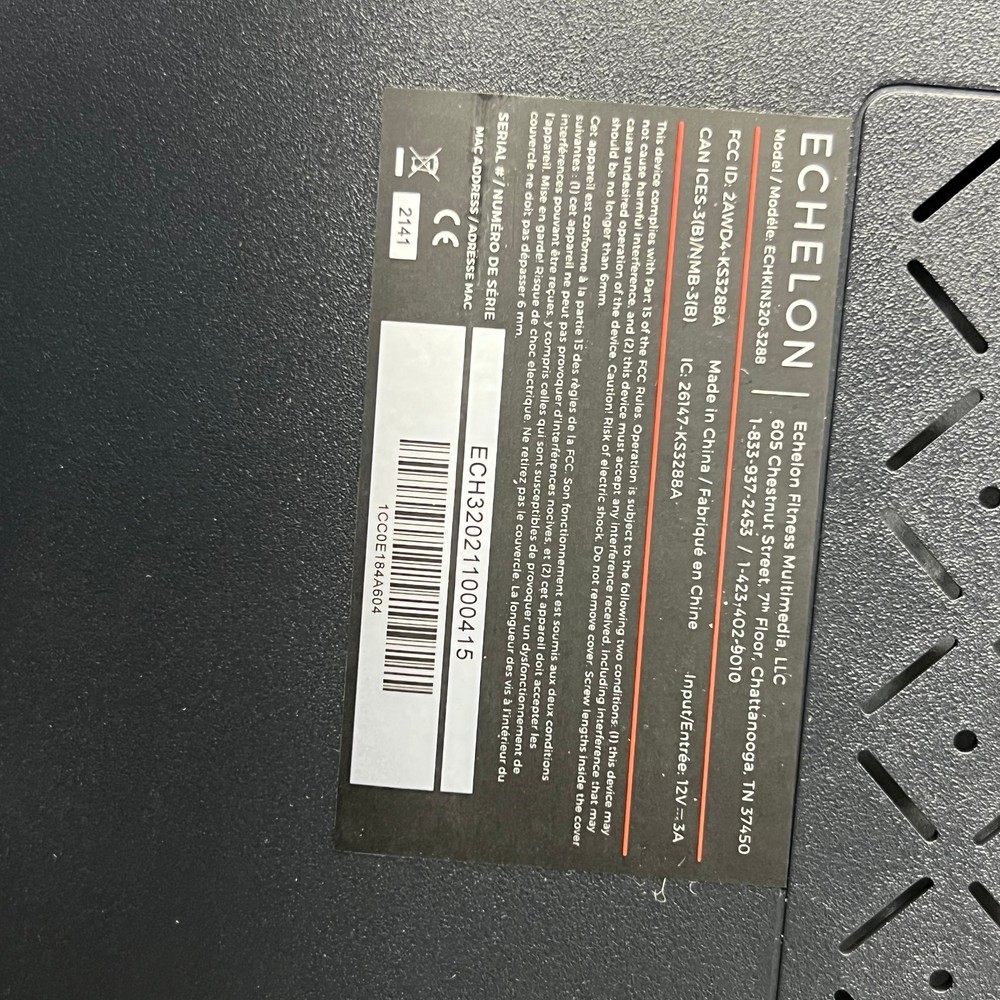 ECHELON Replacement Exercise Tablet 32" ECHKIN320-3288 (New)