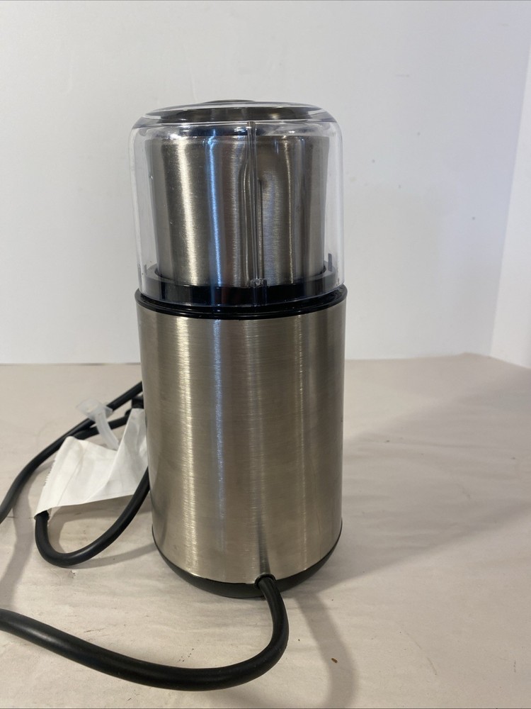 KitchenAid BCG111OB Blade Coffee Grinder - Stainless/Black - Tested & Working