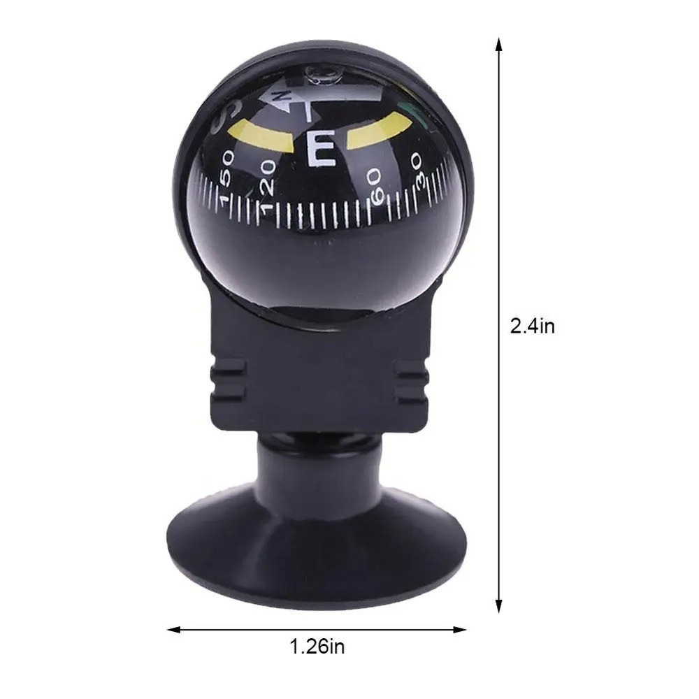 1 Pc Mini Car Ball Universal Mini Car Guide Dashboard Direction Installed Drivin
