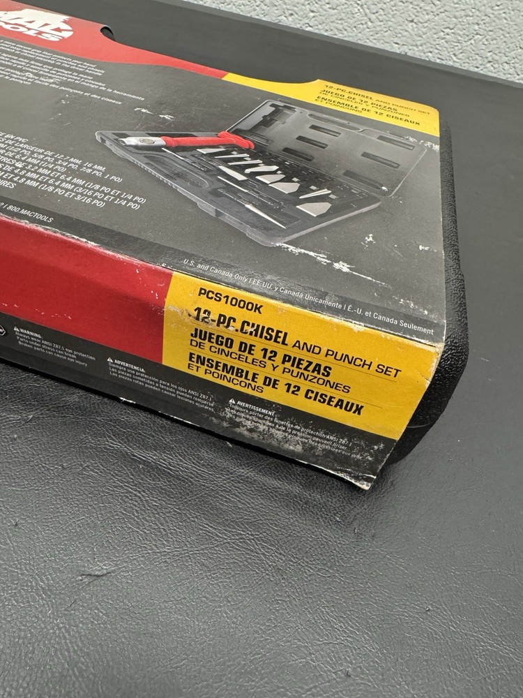 Mac Tools 12 Pc Chisel & Punch Set