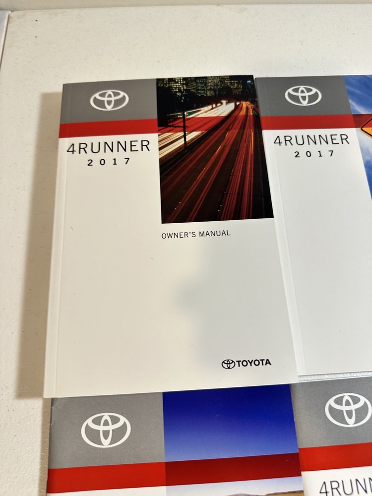 2017 Toyota 4Runner Owner's Manuals