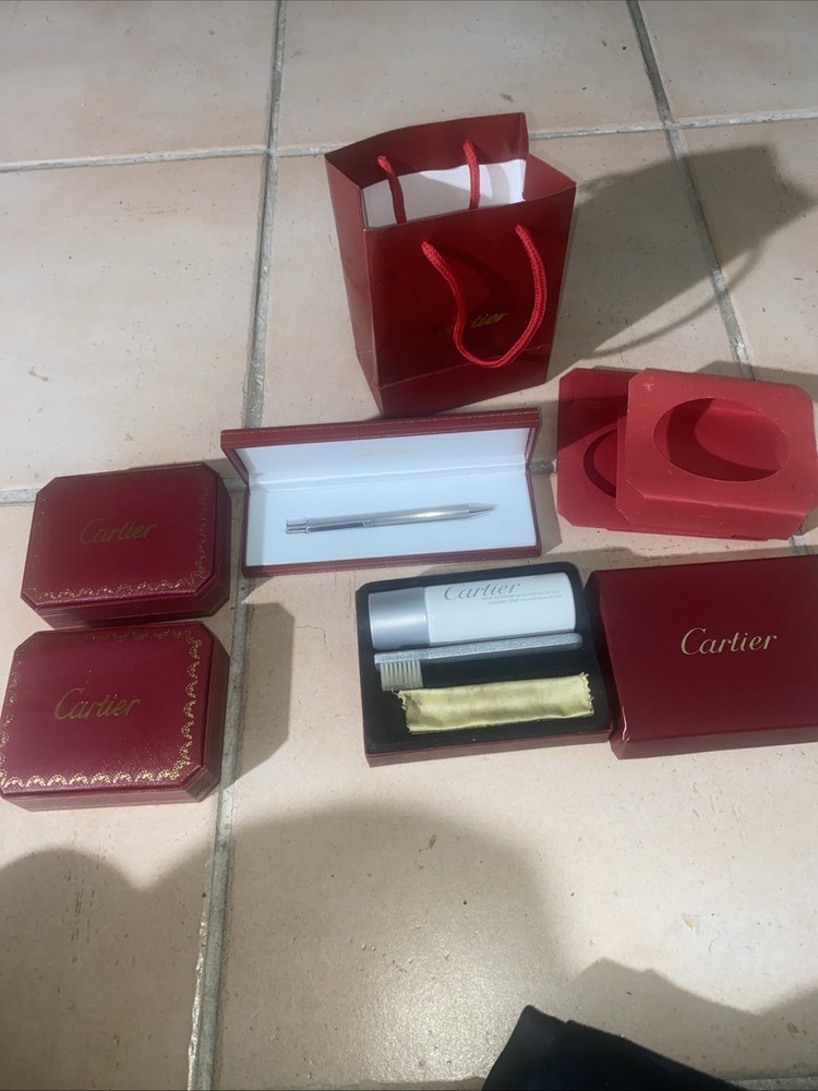 Cartier Boxes & Non Workin Pen With Box