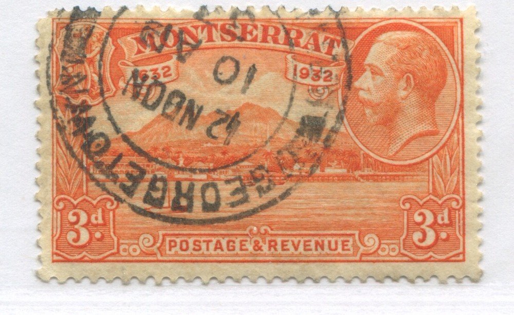 Montserrat KGV 1932 3d used