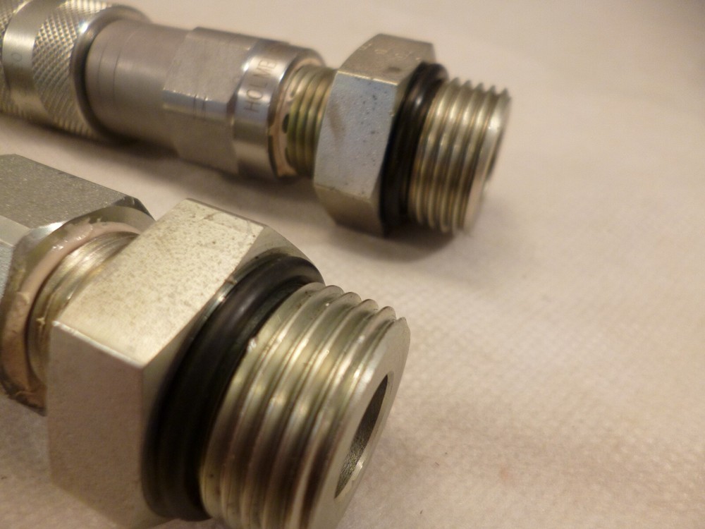 2 SETS HOLMBURY & UNBRANDED HYDRAULIC QUICK DISCONNECT COUPLING 1/2" NPT