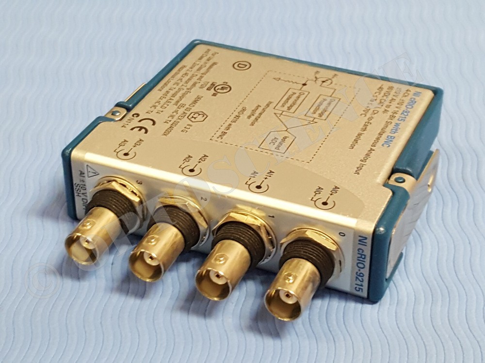 National Instruments NI 9215 cDAQ Analog Input Module BNC, Simultaneous Sampling