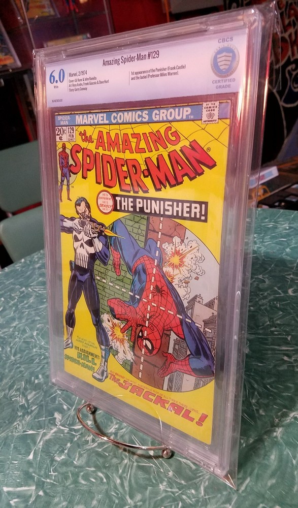 Marvel DC CGC CBCS Graded Case Raw Metal Comic Book Holder Display Stand Black