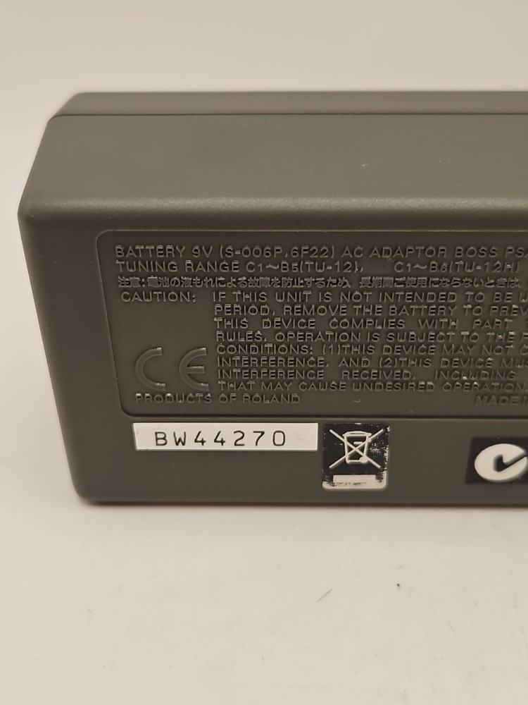 Boss Chromatic Tuner TU-12 Digital Processing Multi Instrument Tuner