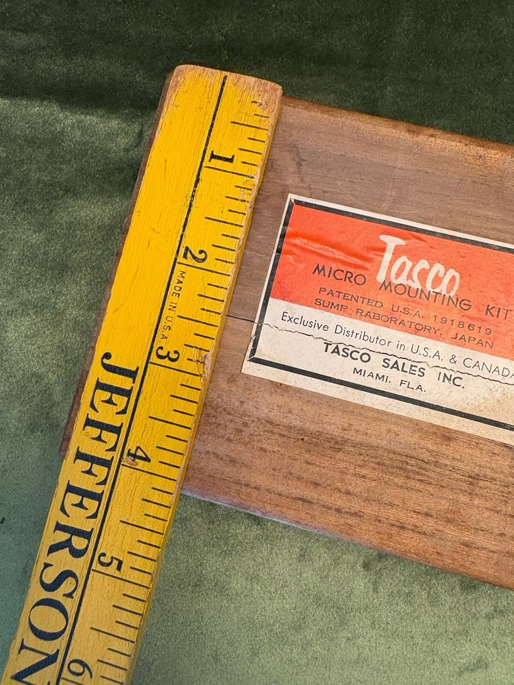 Vintage Tasco Microscope Mounting Kit