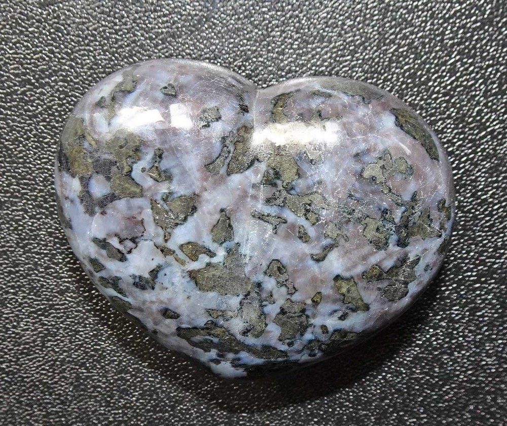 Indigo Jasper Puffy Heart  sc484a