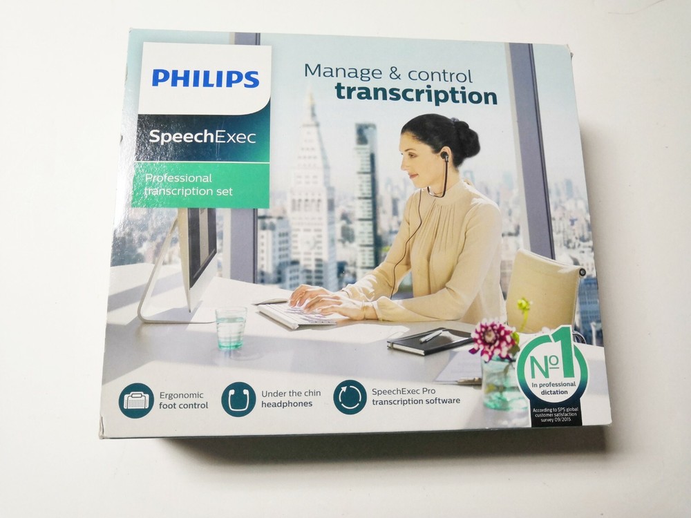 Philips LFH7277/06 USB SpeechExec Pro Transcription Set with Speech Recognition