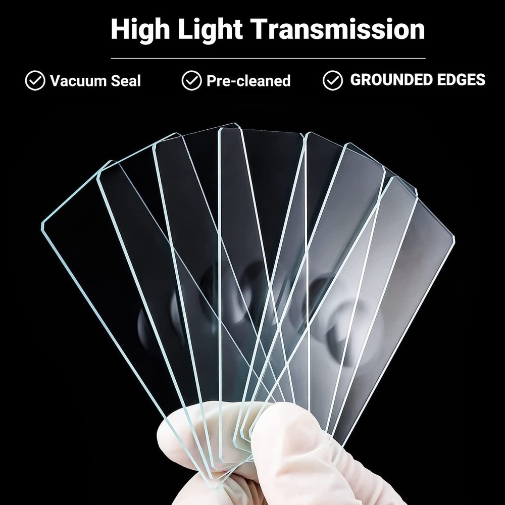 100Pack Microscope Slide Concave Single concave Glass Slide Single Depression US