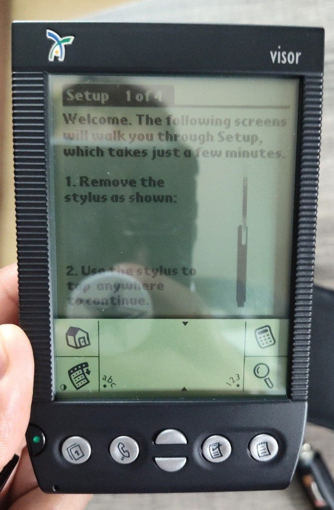 Handspring Visor Handheld Wireless LCD Display Palm TESTED WORKING!!!!!
