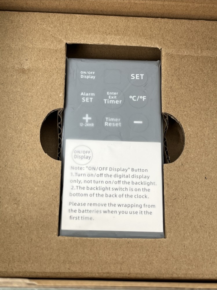 XREXS Large Digital Wall Clock