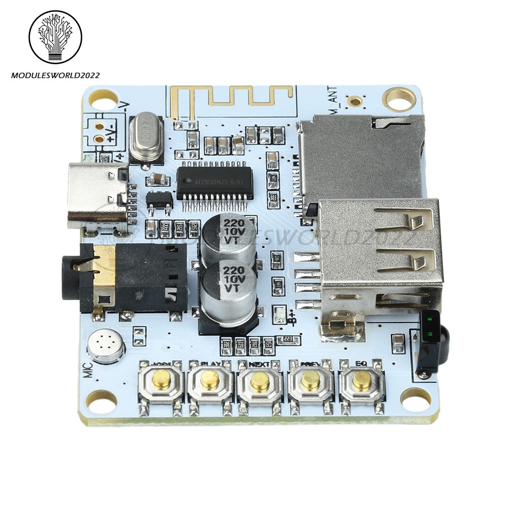 Bluetooth 5.4 Audio Receiver Board MP3 Lossless Decoder Decoding Module Type-C