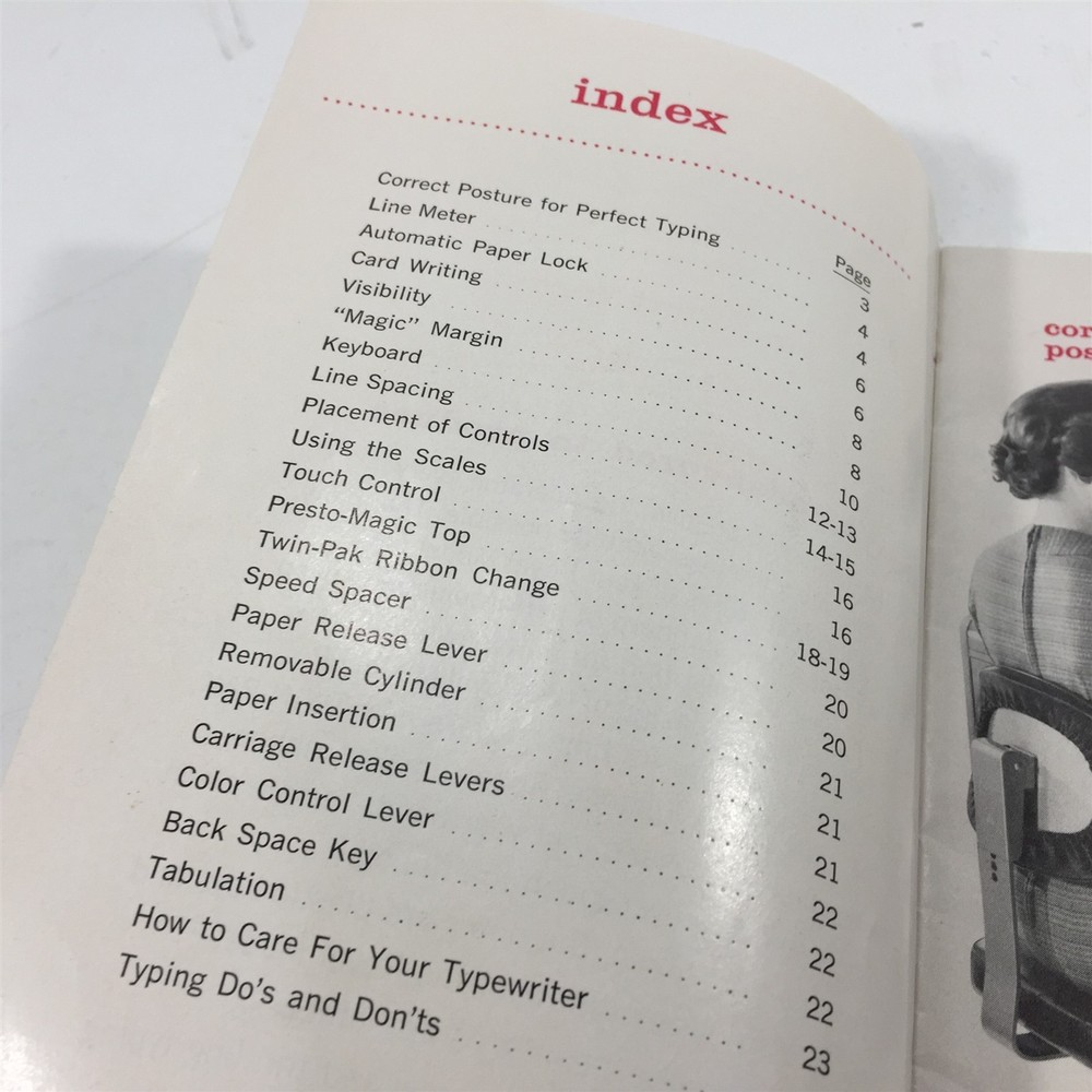 Vintage Royal Model FP Instruction Manual