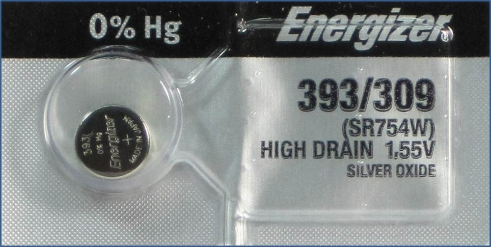 2 Energizer SR754SW / SR48SW Silver Oxide Battery