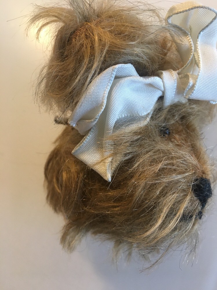 Plush Bear Head Pin Boyds?