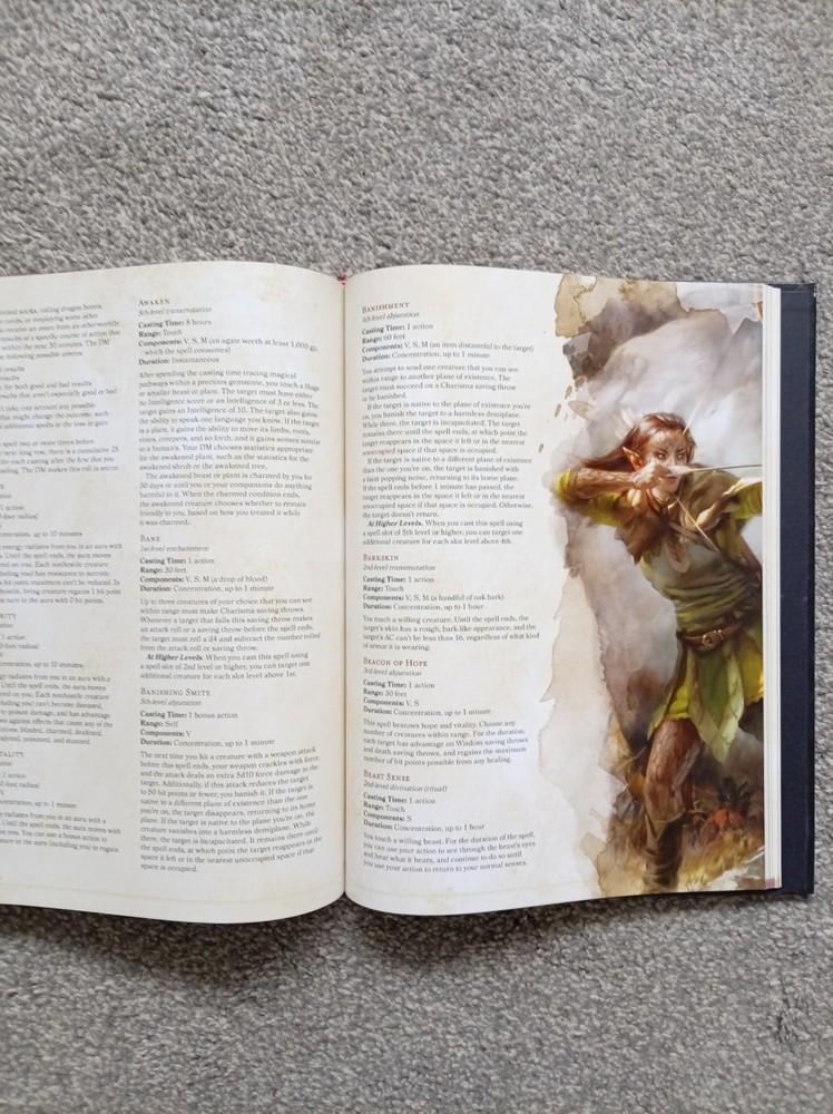Dungeons And Dragons 5th Edition. Players Handbook.