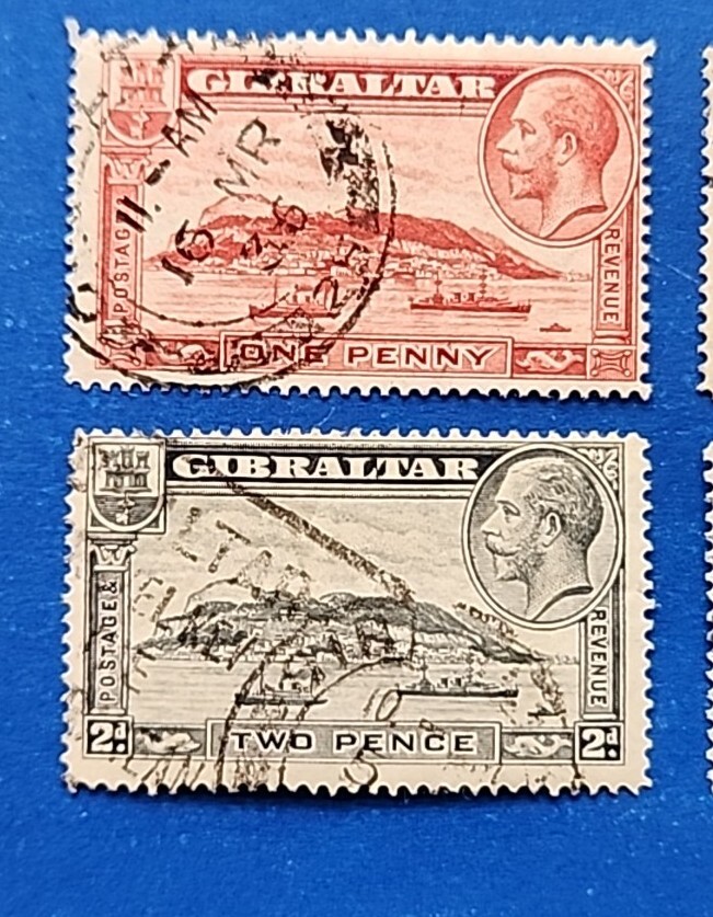 Gibraltar Stamps, Scott 96-99 Complete Set Used
