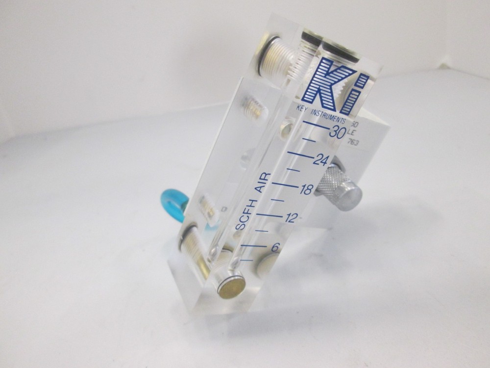 King Instruments, 0-30 SCFH Air, Flowmeter Assy, Used